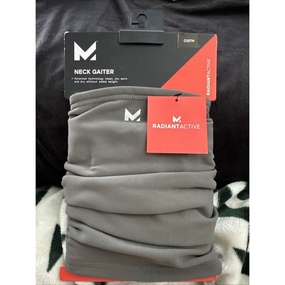 Radiant Active‎ Neck Gaiter One Size Fits Most Gray - Picture 1 of 2